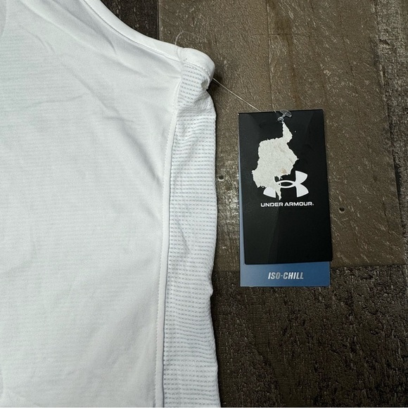 NWT Under Armour Men’s Iso Chill Up-Pace Singlet Fitted Tank size XL - Picture 6 of 11
